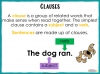 Clauses and Phrases - KS3 Teaching Resources (slide 7/22)